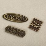 brass label for furniture